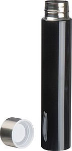 MENDOZA Štíhlá nerezová termoska, 310 ml, černá
