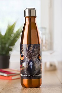 MERCIA Jednostěnná láhev na vodu, objem 650 ml, oranžová