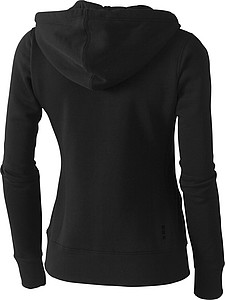 Mikina ELEVATE ARORA HOODED FULL ZIP LADIES SWEATER černá XXL