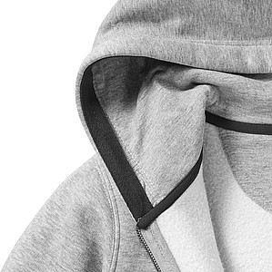 Mikina ELEVATE ARORA HOODED FULL ZIP LADIES SWEATER šedý melír XXL