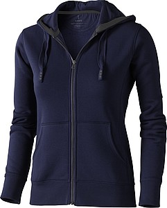Mikina ELEVATE ARORA HOODED FULL ZIP LADIES SWEATER tmavě modrá XXL
