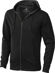 Mikina ELEVATE ARORA HOODED FULL ZIP SWEATER antracitová XL
