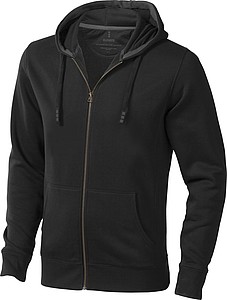 Mikina ELEVATE ARORA HOODED FULL ZIP SWEATER černá XL