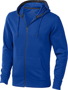 Mikina ELEVATE ARORA HOODED FULL ZIP SWEATER modrá XL