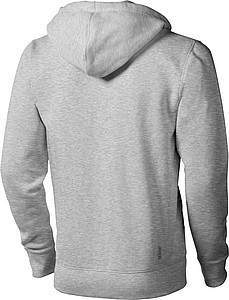 Mikina ELEVATE ARORA HOODED FULL ZIP SWEATER šedý melír XL
