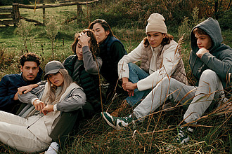 Mikina na zip s kapucí, recyklovaná bavlna, tmavý antracit, M