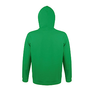 Mikina s kapucí SOLS SNAKE, středně zelená, 3XL