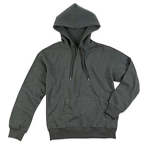 Mikina STEDMAN ACTIVE SWEAT HOODY MEN středně šedá M - potisk mikin