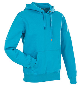 Mikina STEDMAN ACTIVE SWEAT HOODY MEN tyrkysově modrá L