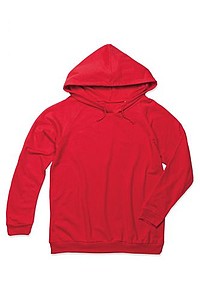 Mikina STEDMAN HOODED SWEATSHIRT UNISEX červená 3XL