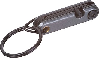 Mini kapesní nůž z nerezové oceli, tmavě šedá