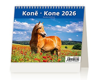 Minimax Koně 2026, stolní kalendář - reklamní kalendáře