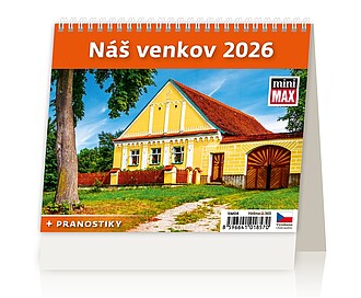 MiniMax Náš venkov 2026, stolní kalendář - reklamní kalendáře