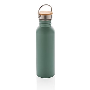 Moderní nerezová láhev na vodu, objem 700ml, mátová
