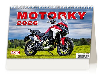 Motorky 2026, stolní kalendář - reklamní kalendáře