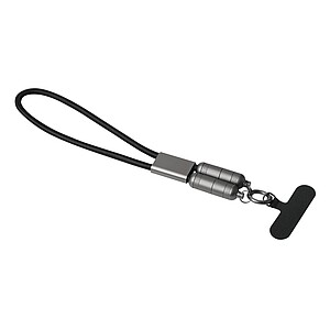 Multifunkční nabíjecí a datový kabel, černá/šedá - reklamní předměty