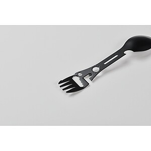 Multifunkční nářadí, příbor, černá