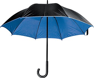 MURILLO Deštník, s dvojitým nylonovým krytím, průměr 105 cm, černá/královská modrá