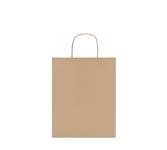 MYRNA střední papírová dárková taška, béžová