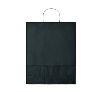 MYRNA velká papírová dárková taška, černá