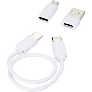 Nabíjecí a datový kabel, bílý