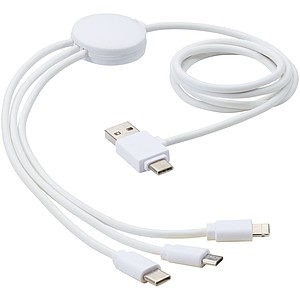 Nabíjecí kabel 5v1 s antibakteriální přísadou - reklamní předměty