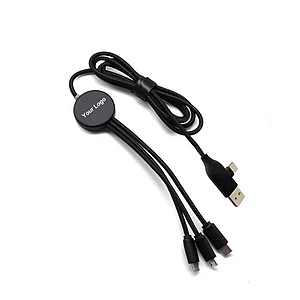 Nabíjecí kabel 5v1 se svítícím logem - reklamní předměty