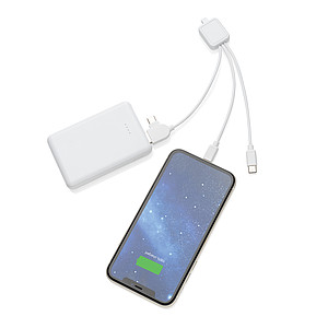 Nabíjecí kabel 6 v 1 s antimikrobiální ochranou, bílá