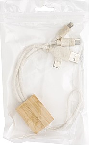 Nabíjecí kabel se 4 koncovkami - reklamní předměty