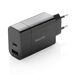 Nabíječka značky PHILIPS s podporou power delivery - reklamní předměty