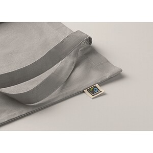 Nákupní taška, Fairtrade 180g, šedá