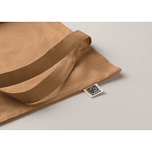 Nákupní taška, Fairtrade 180g, tmavě béžová