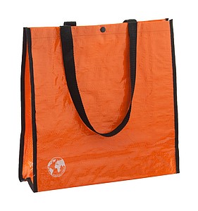 Nákupní taška z recyklovaného materiálu, oranžová