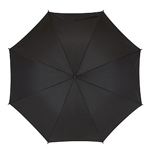 NARSIOL Automatický deštník s dřevěnou holí, černá
