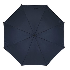 NARSIOL Automatický deštník s dřevěnou holí, námořní modrá
