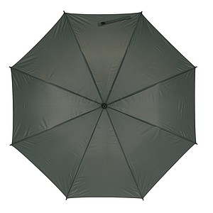 NARSIOL Automatický deštník s dřevěnou holí, šedá