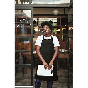 Nastavitelná kuchyňská zástěra, černá