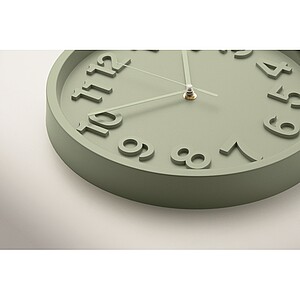 Nástěnné hodiny z PP, zelená
