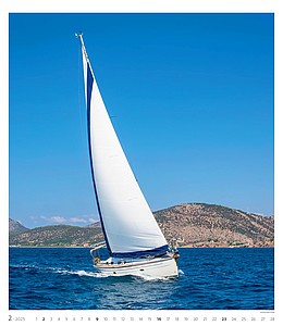 Nástěnný kalendář Sailing 2025