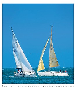 Nástěnný kalendář Sailing 2025