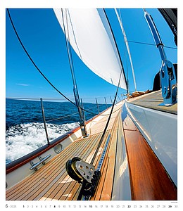 Nástěnný kalendář Sailing 2025