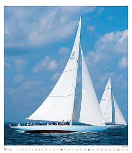 Nástěnný kalendář Sailing 2025
