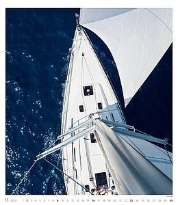 Nástěnný kalendář Sailing 2025