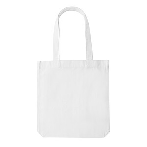 Nebarvená taška Impact z 285g recyklovaného canvas AWARE™, bílá