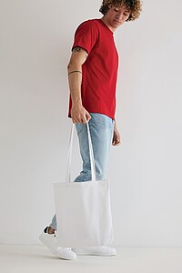 Nebarvená taška Impact z 285g recyklovaného canvas AWARE™, bílá