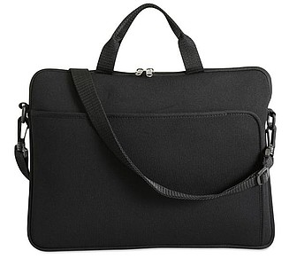 Neoprenová taška na laptop o velikosti 14", černá - reklamní předměty