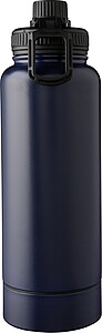 Nerezová dvoustěnná láhev 1000 ml, modrá