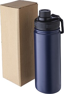 Nerezová dvoustěnná láhev 500 ml, modrá