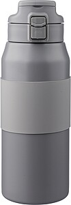 Nerezová dvoustěnná láhev 800 ml, šedá - reklamní předměty