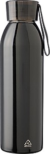 Nerezová lahev 650 ml, černá